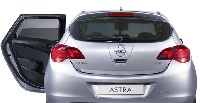 Osłona przeciwsłoneczna szyby tył ASTRA J (IV) sedan